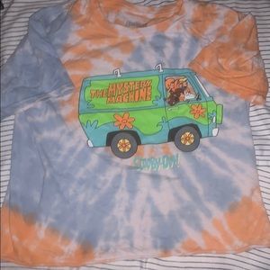 Scooby doo tie dye shirt